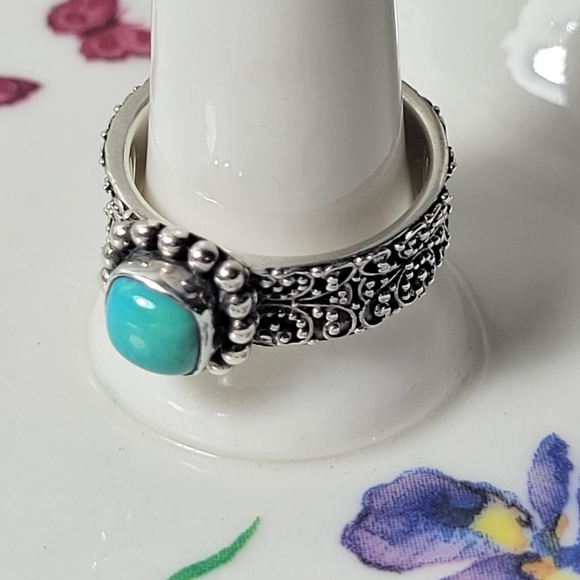 925-SILVER   VINTAGE RING SIZE 6 - Picture 10 of 16